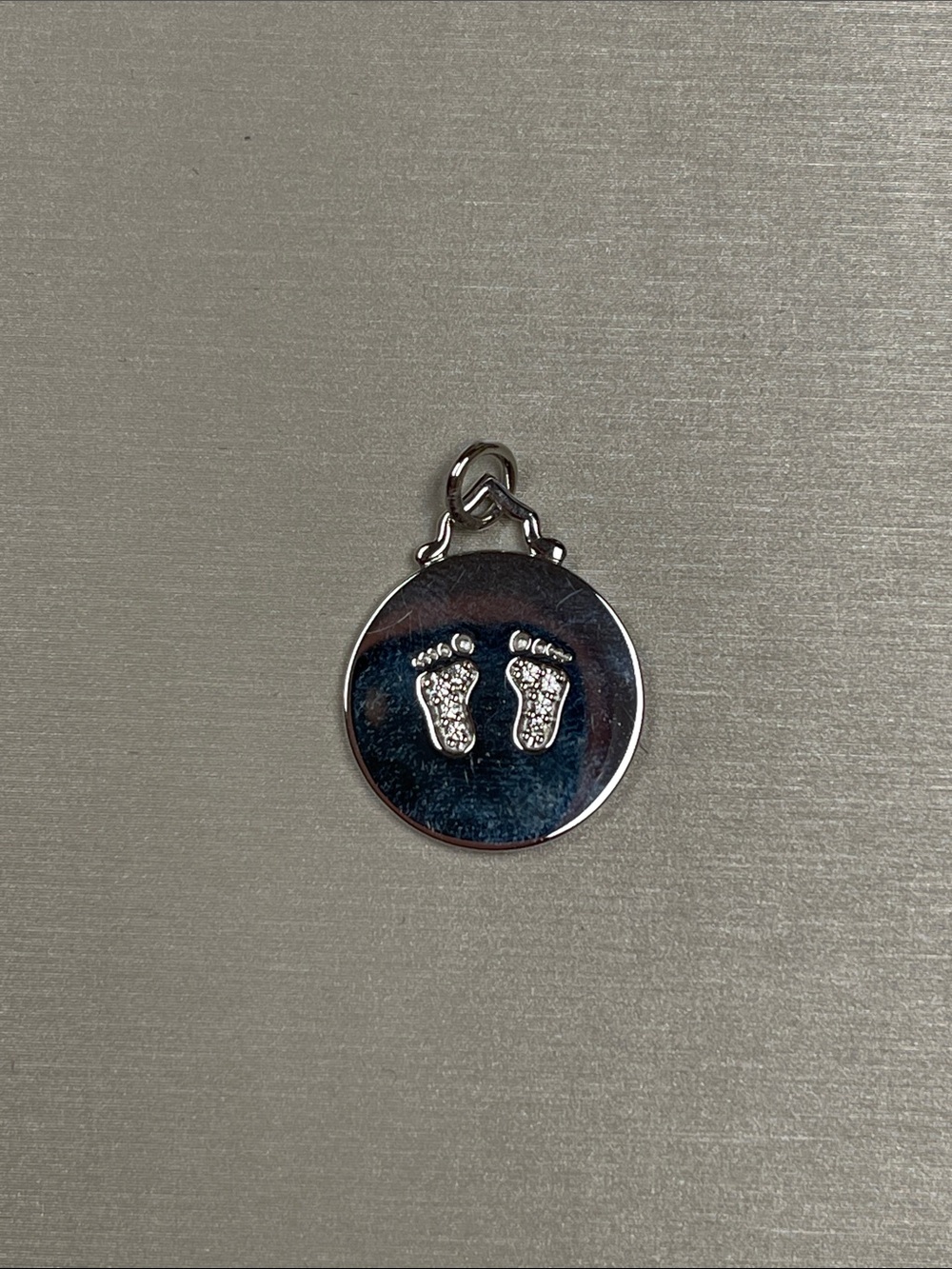 NWOT Monica Rich Kosann Sterling Silver Baby Feet Charm